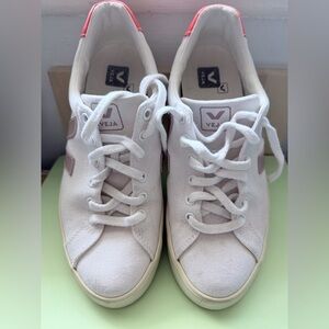 Veja Esplar SE Women's White and Sneakers with Orange and Tan Accents